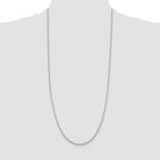 Diamond-Cut Spiga Chain Necklace in Sterling Silver, 1.45mm