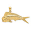14K 3-D Male Dorado (Mahi-Mahi) Charm