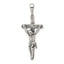 Sterling Silver 925 Polished Crucifix Pendant Antique Design