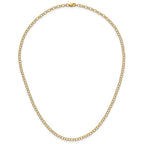14K Gold Filled Rolo Chain Necklace in 3.2mm Width