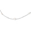 Sophia Jewelers Sterling Silver Cultured Pearl Necklace with Polished Finish