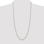 Rolo Chain Necklace in Sterling Silver, 3.5mm