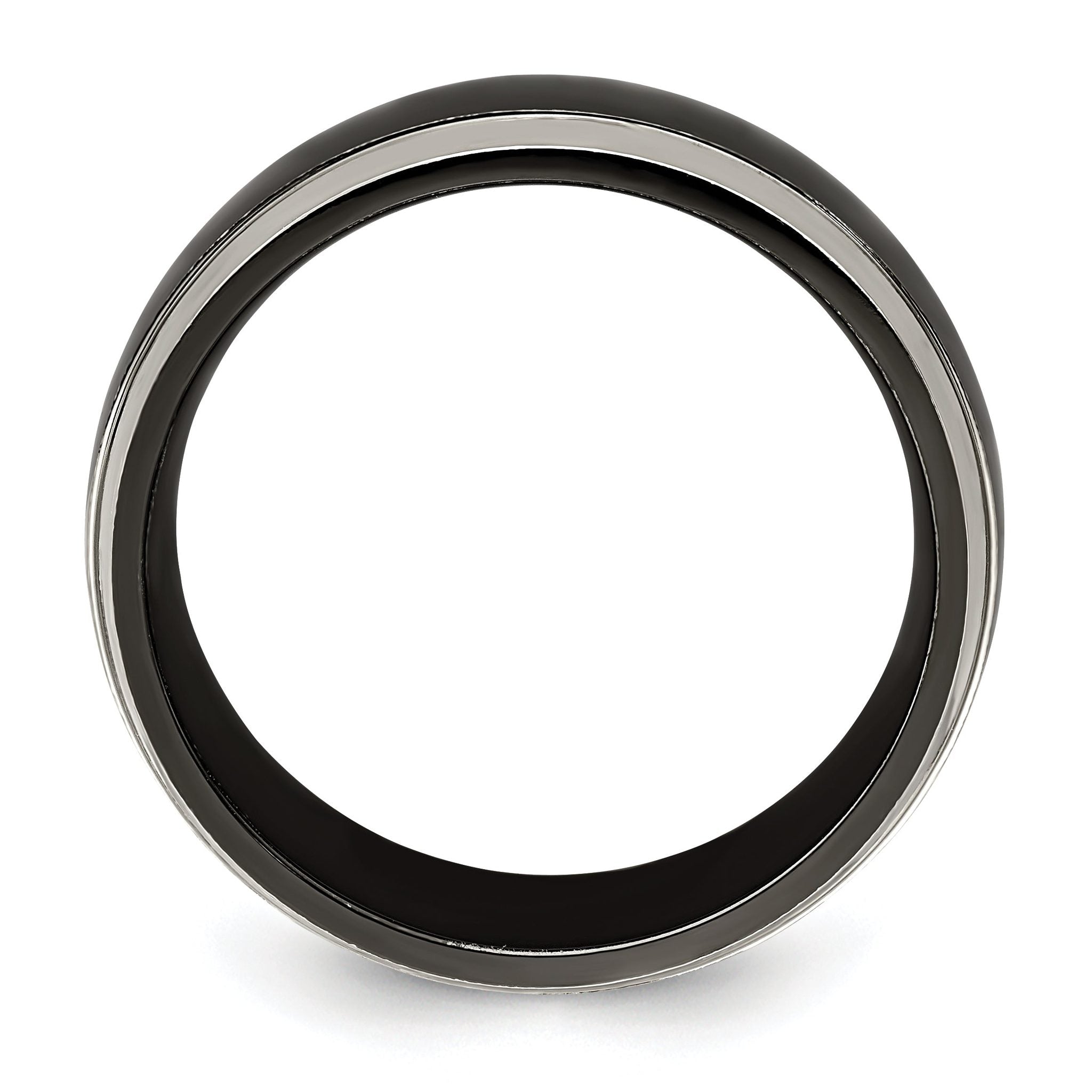 Edward Mirell Titanium Black Ti 8mm Band Secondary image