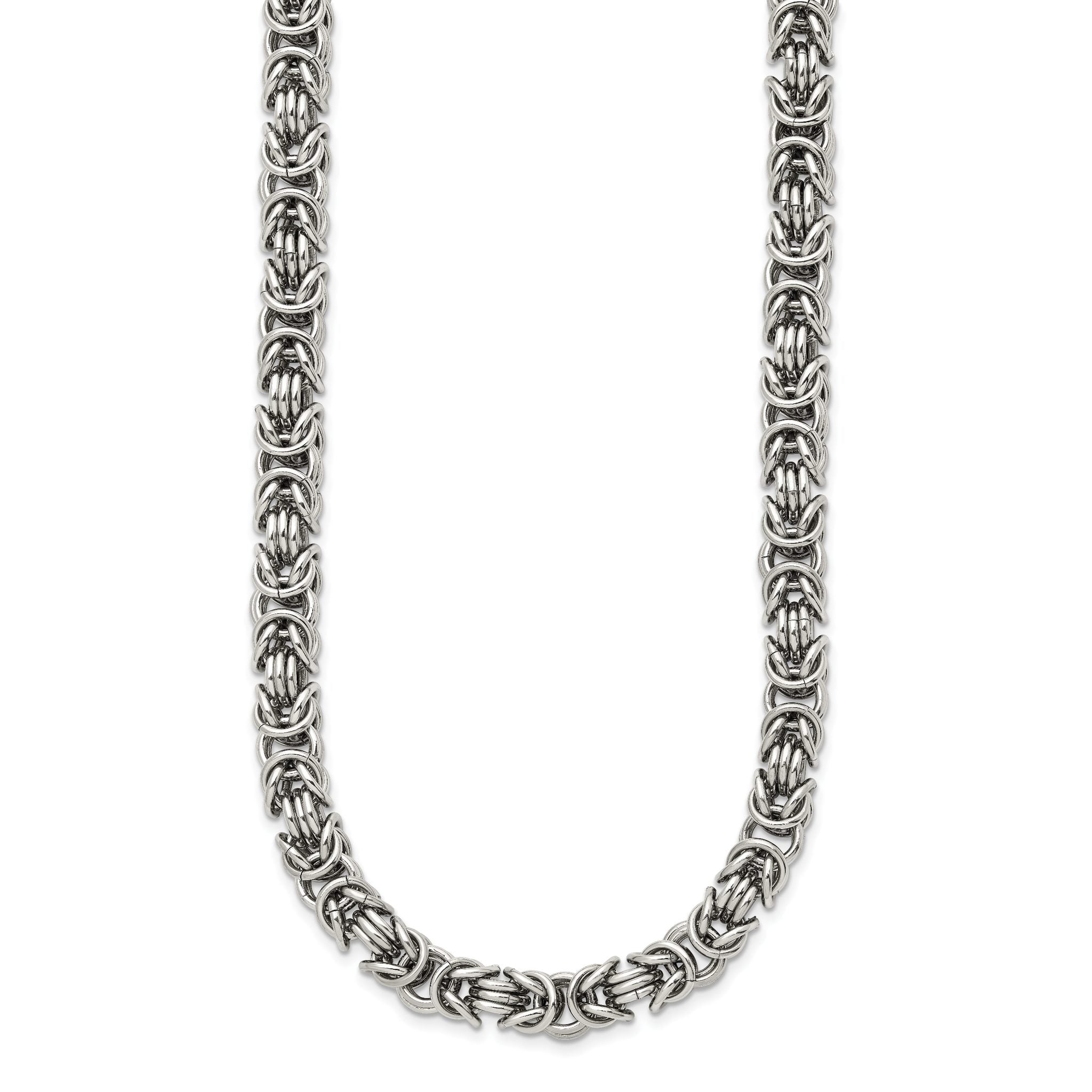 Chisel Stainless Steel Polished 18 inch Fancy Link Necklace Secondary image