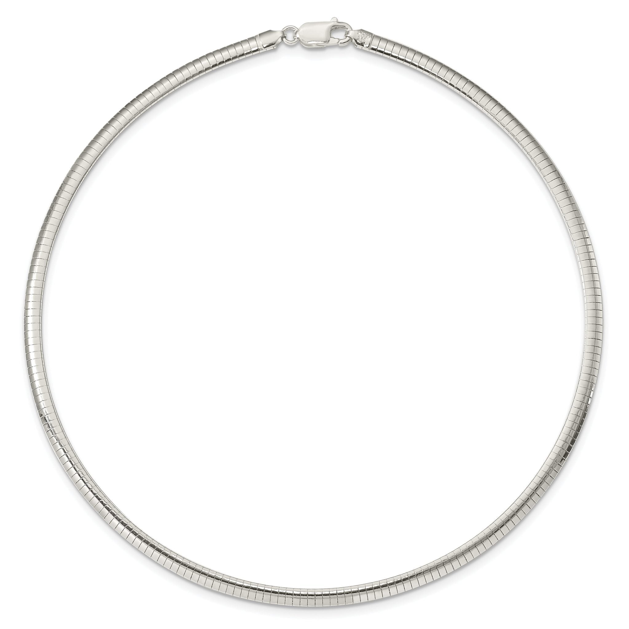 Sterling Silver 4mm Cubetto Necklace Secondary image