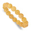Yellow Quartz 10.00mm Beaded Stretch Bracelet
