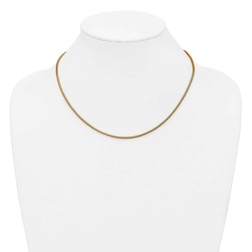 Snake Chain Necklace in 14/20 Gold Filled, 2mm