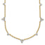 14k 1 3/4 carat Lab Grown Diamond VS/SI+ G+ Eleven Station 18 inch Necklace