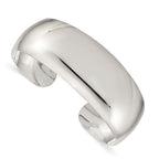 Sophia Jewelers Sterling Silver 925 Polished Cuff Bracelet Engravable