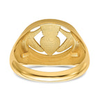 14k .01ct. Diamond and Onyx Mens Claddagh Ring Mounting (No Stone Included)