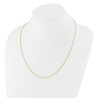 Sterling Silver Gold-plated Adjustable .95mm Snake Chain