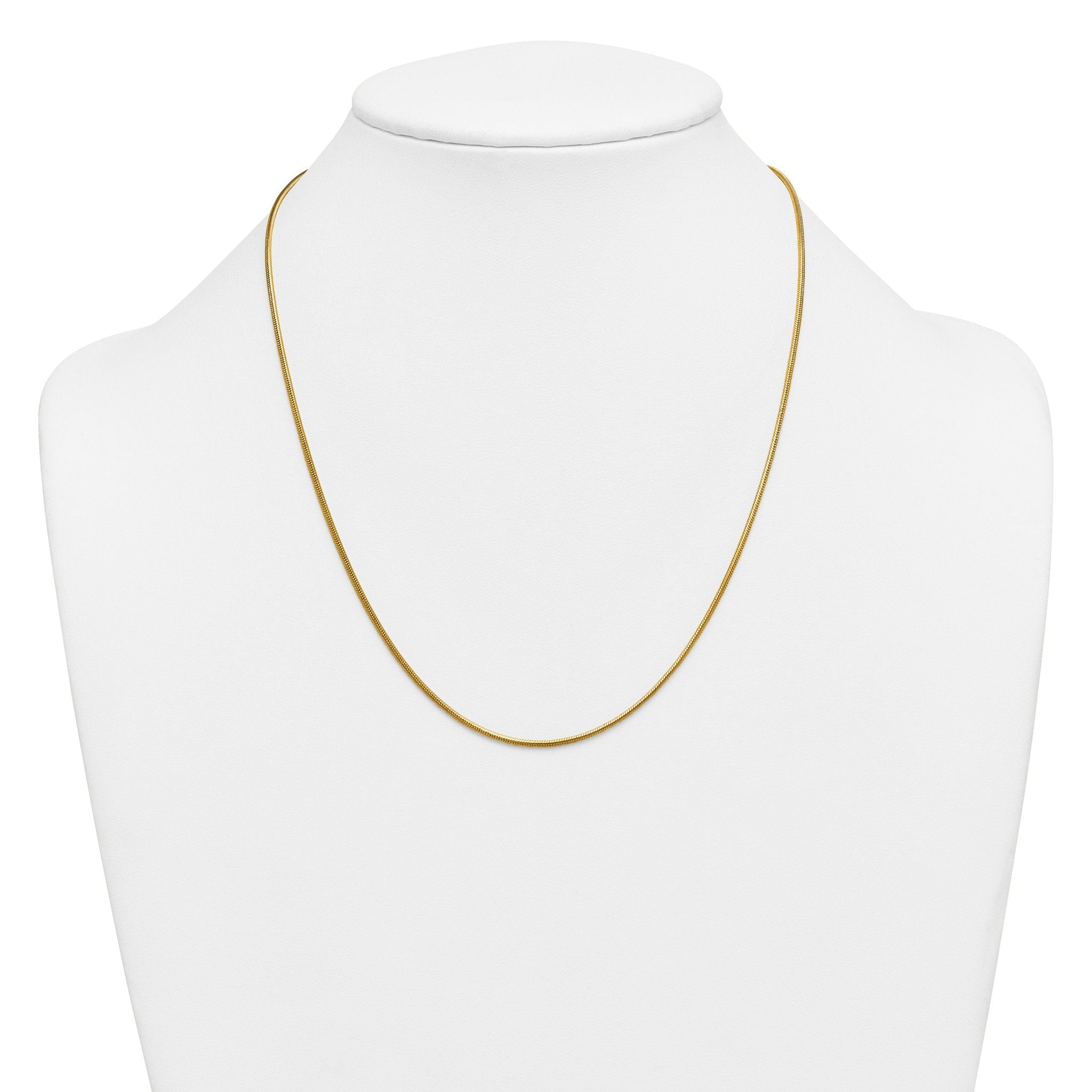 Snake Chain Necklace in 14/20 Gold Filled, 1.5mm