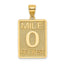 14K Mile Marker 0 / KEY WEST Charm