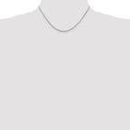 Snake Chain Necklace in Sterling Silver, 1.25mm