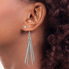 Stainless Steel Polished Drop Dangle Earrings for Women
