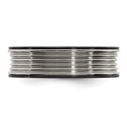 Grooved Concave Wedding Band in Black Titanium & Titanium, 7mm