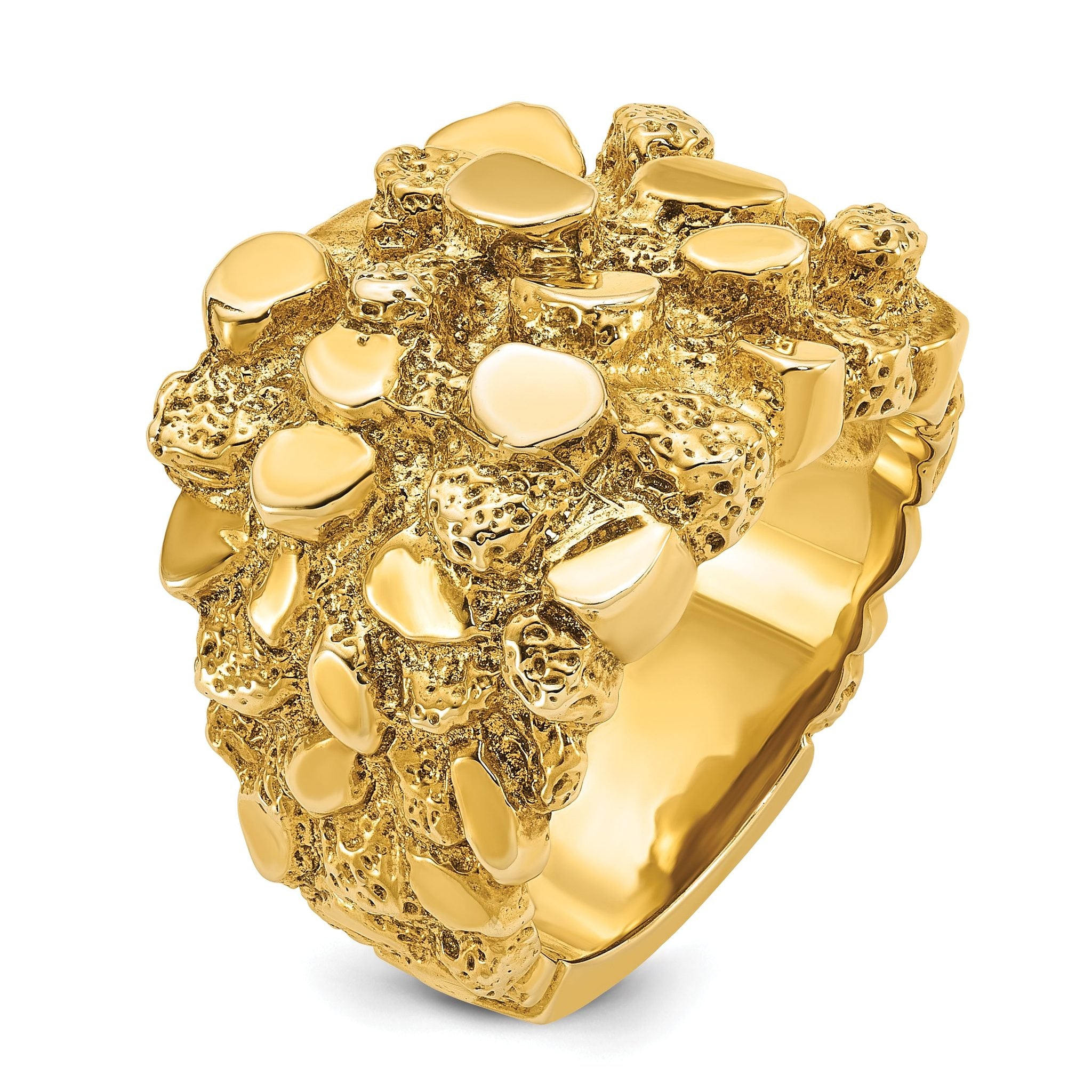 10k Men's Nugget Ring