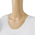 14 Karat Adjustable 1.35mm  Round Box Chain