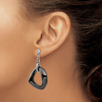Stainless Steel Polished Drop Dangle Earrings for Women