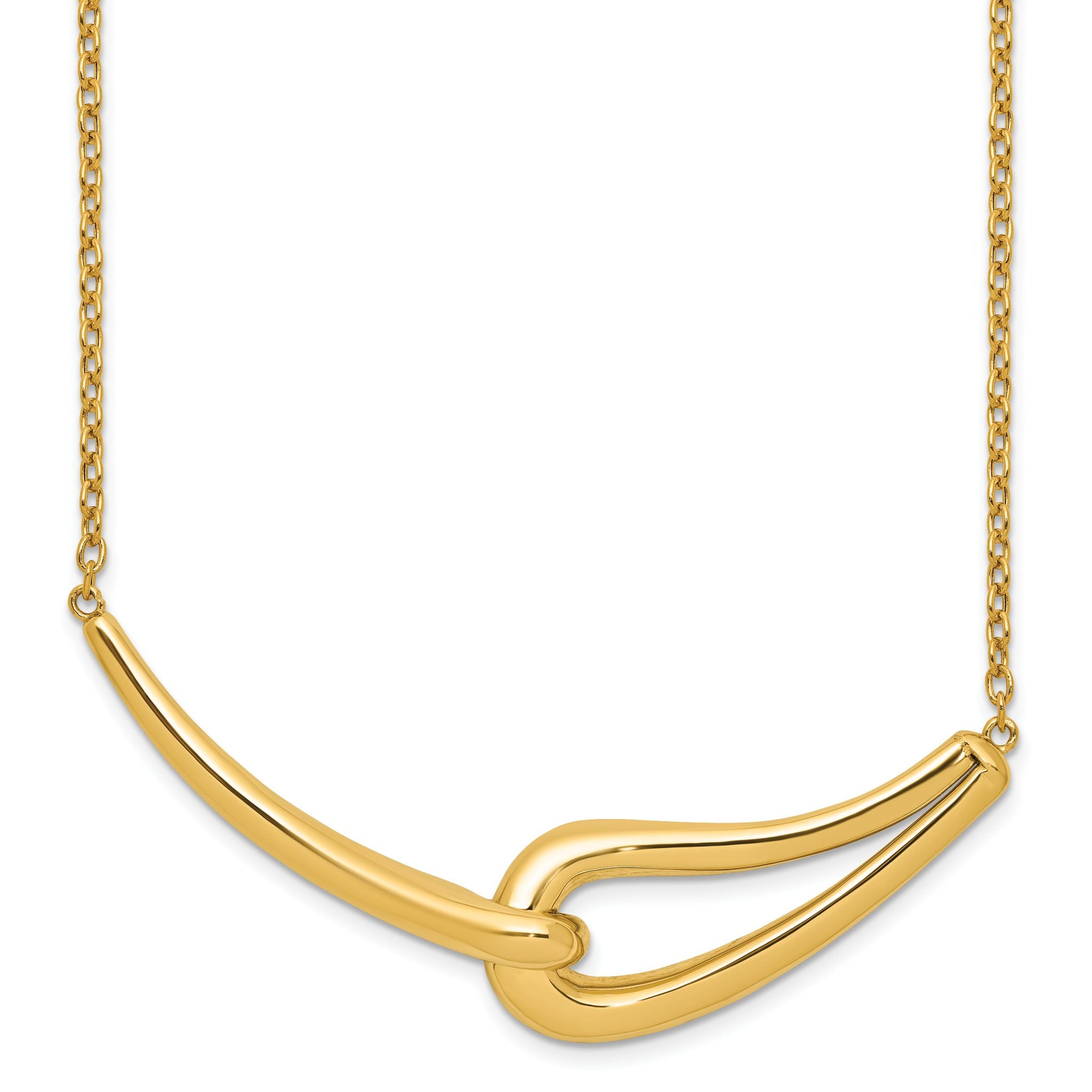 14K Polished Fancy Necklace Main image