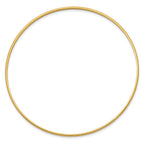 Sophia Jewelers 14K Gold Polished Half-Round Women's Slip-On Bangle