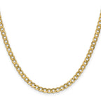 Curb Chain Bracelet in 14K Yellow Gold, 4.3mm