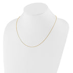14K Adjustable .7mm Baby Box Chain
