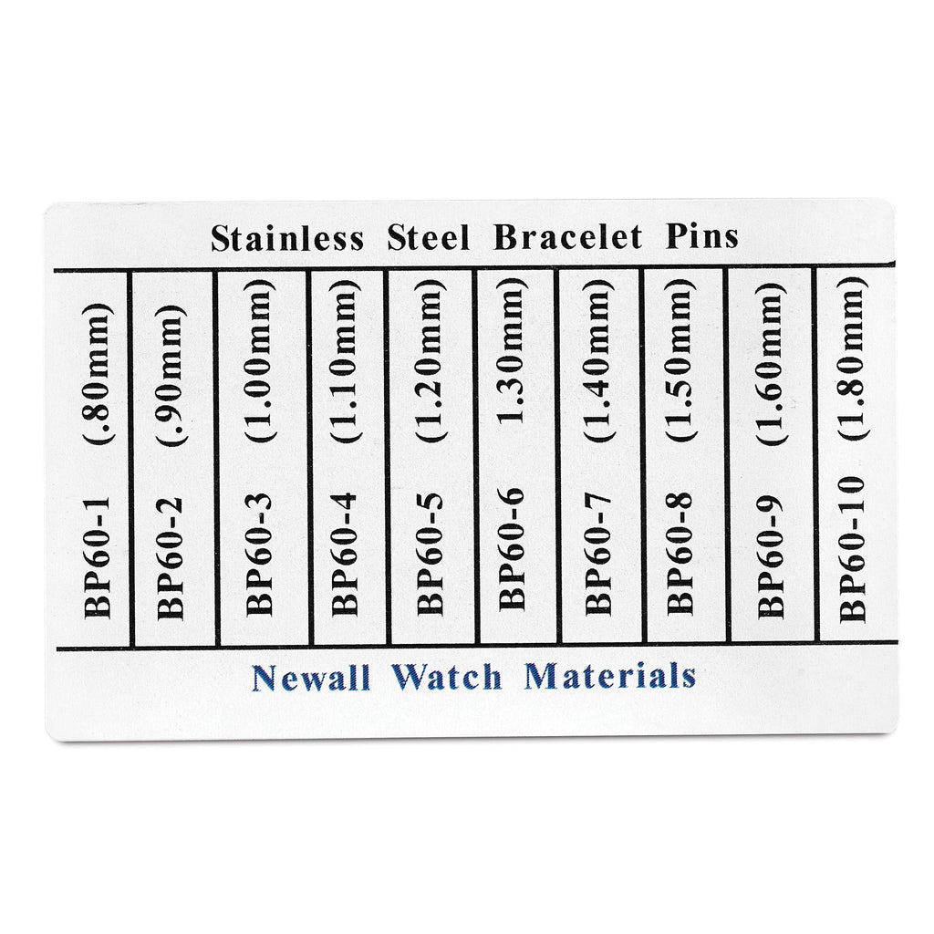 60-piece Stainless Steel Pin Assortment