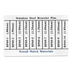 60-piece Stainless Steel Pin Assortment