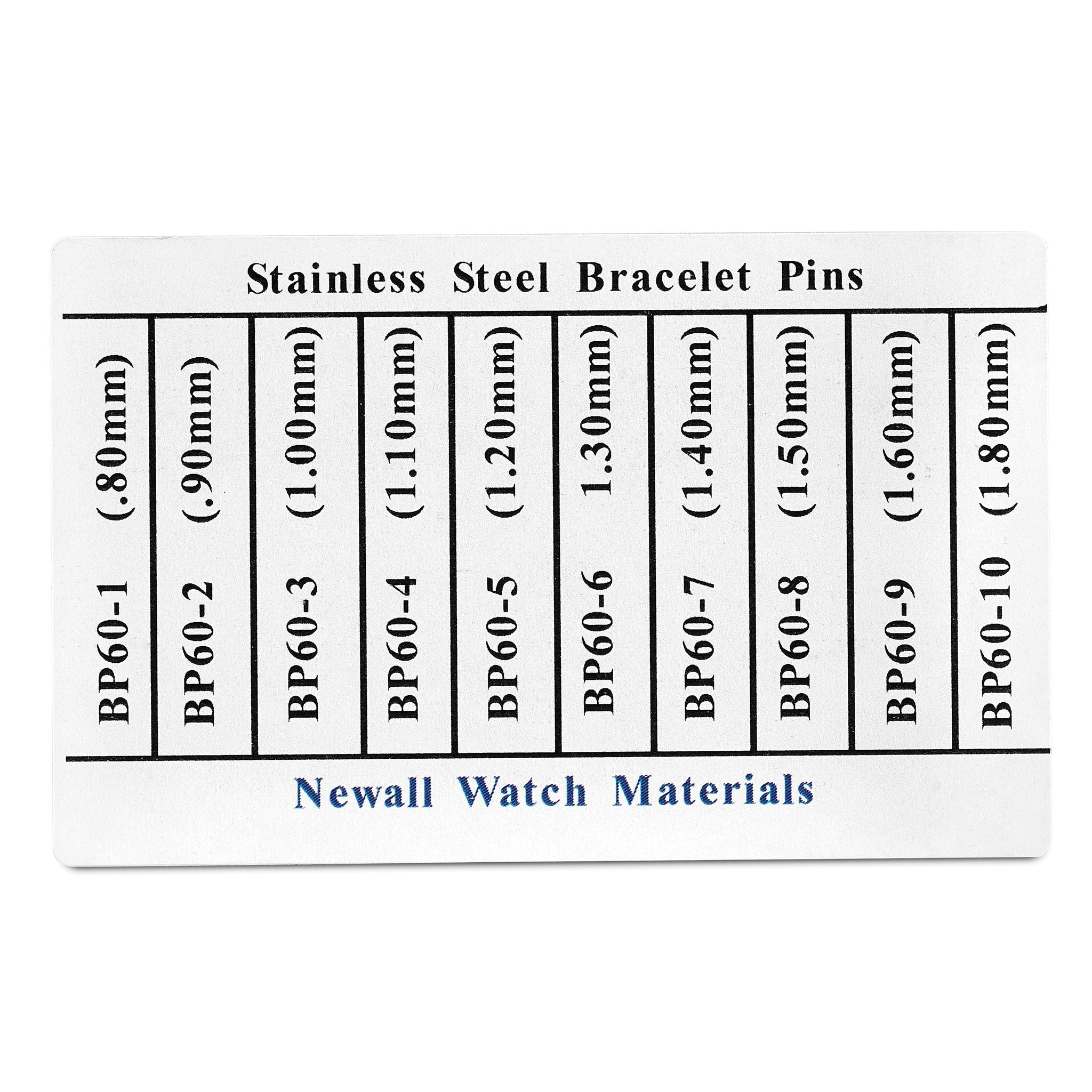 60-piece Stainless Steel Pin Assortment
