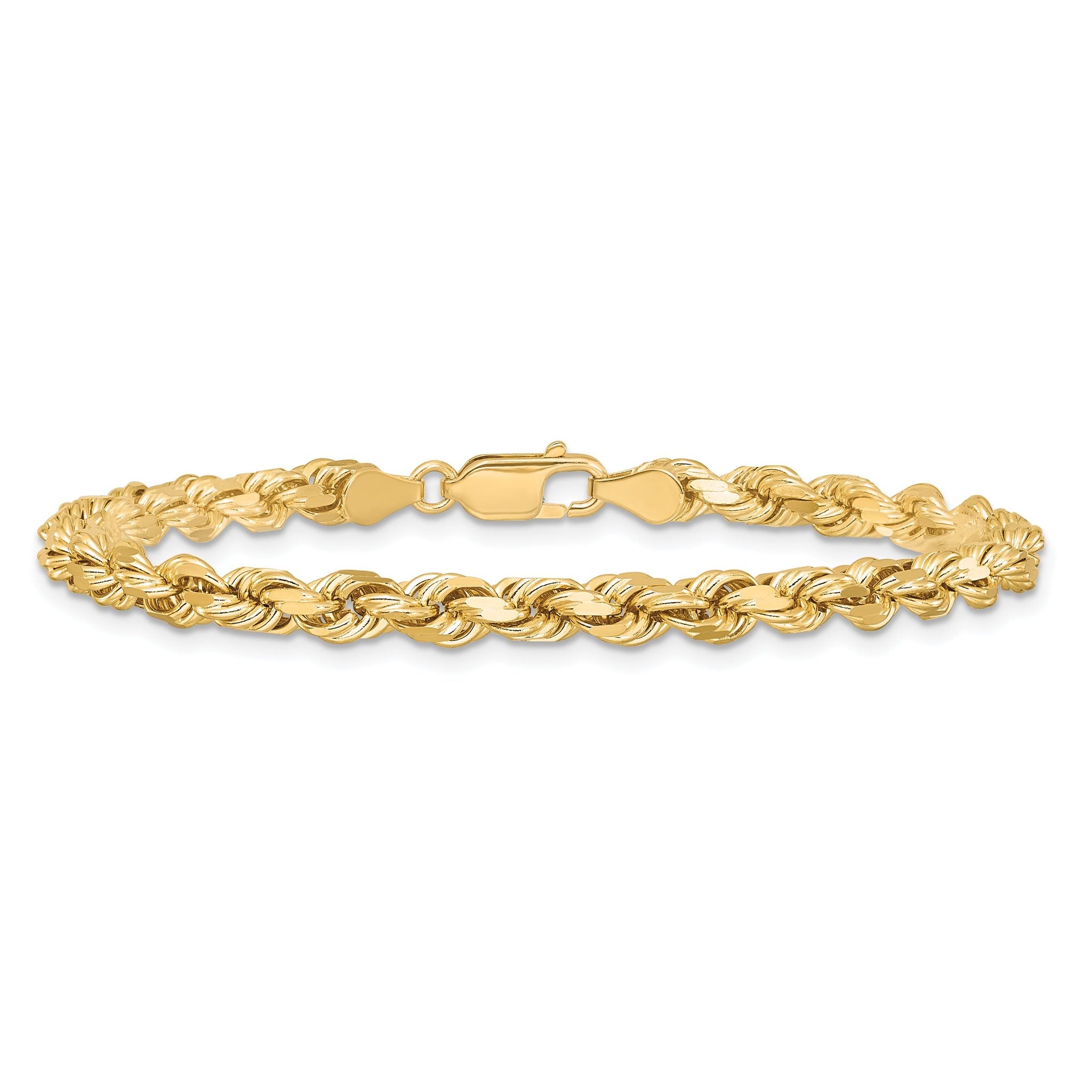 10K Yellow Gold 4.5mm Rope Chain