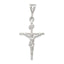 Sophia Jewelers Polished Sterling Silver INRI Crucifix Pendant Anti-Tarnish
