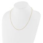 Diamond-Cut Square Cable Adjustable Chain in 14K Yellow Gold