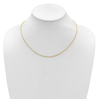 1.5mm 10K Yellow Gold Spiga Wheat Chain