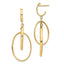 14K Polished Post Dangle Earrings