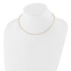 14K Gold Omega Necklace with Detachable Clasp and Lifetime Warranty