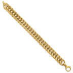 14K Polished D/C Reversible Bracelet