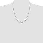 Diamond-Cut Spiga Chain Necklace in Sterling Silver, 1.45mm