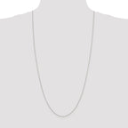 8-Sided Box Chain Necklace in Sterling Silver