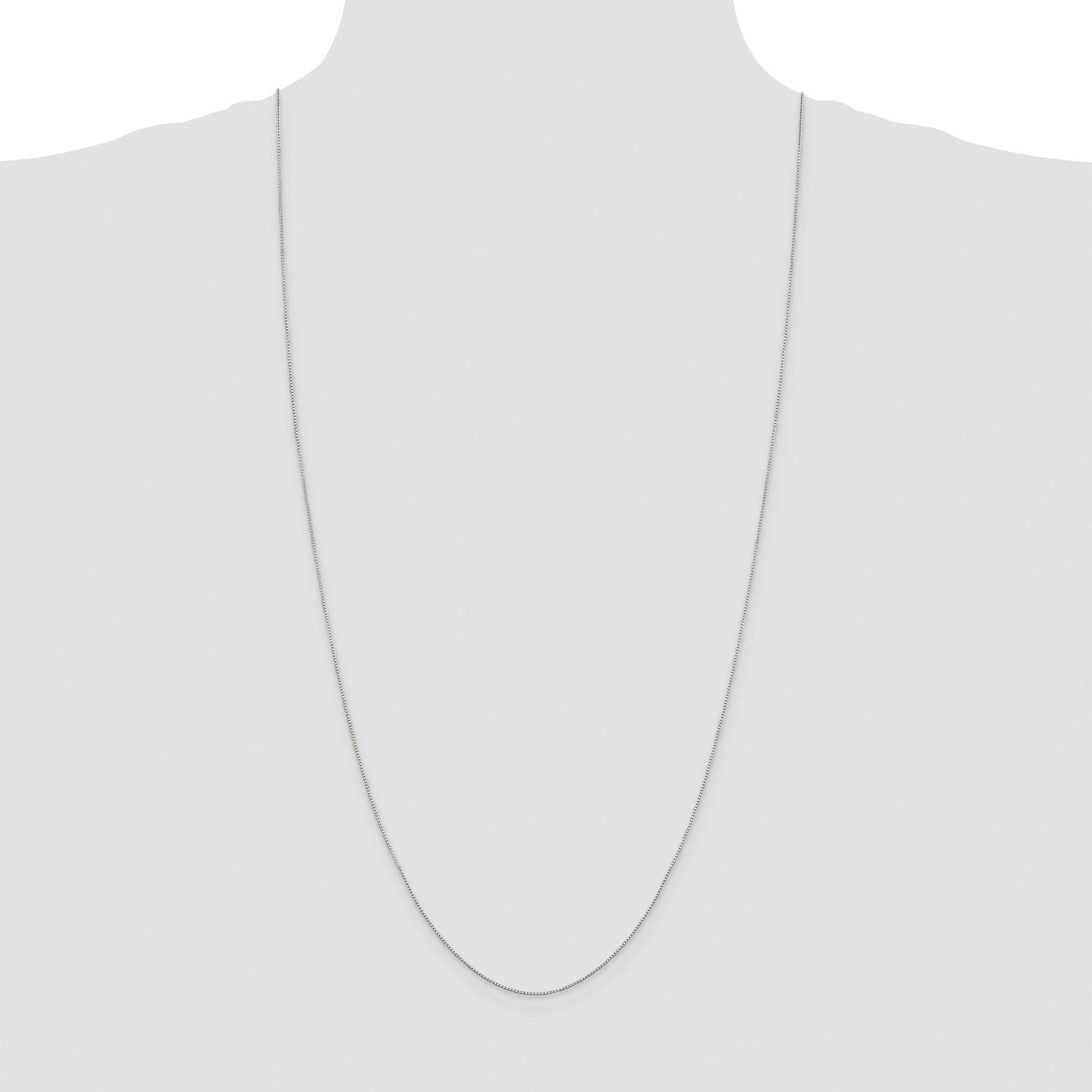 8-Sided Box Chain Necklace in Sterling Silver