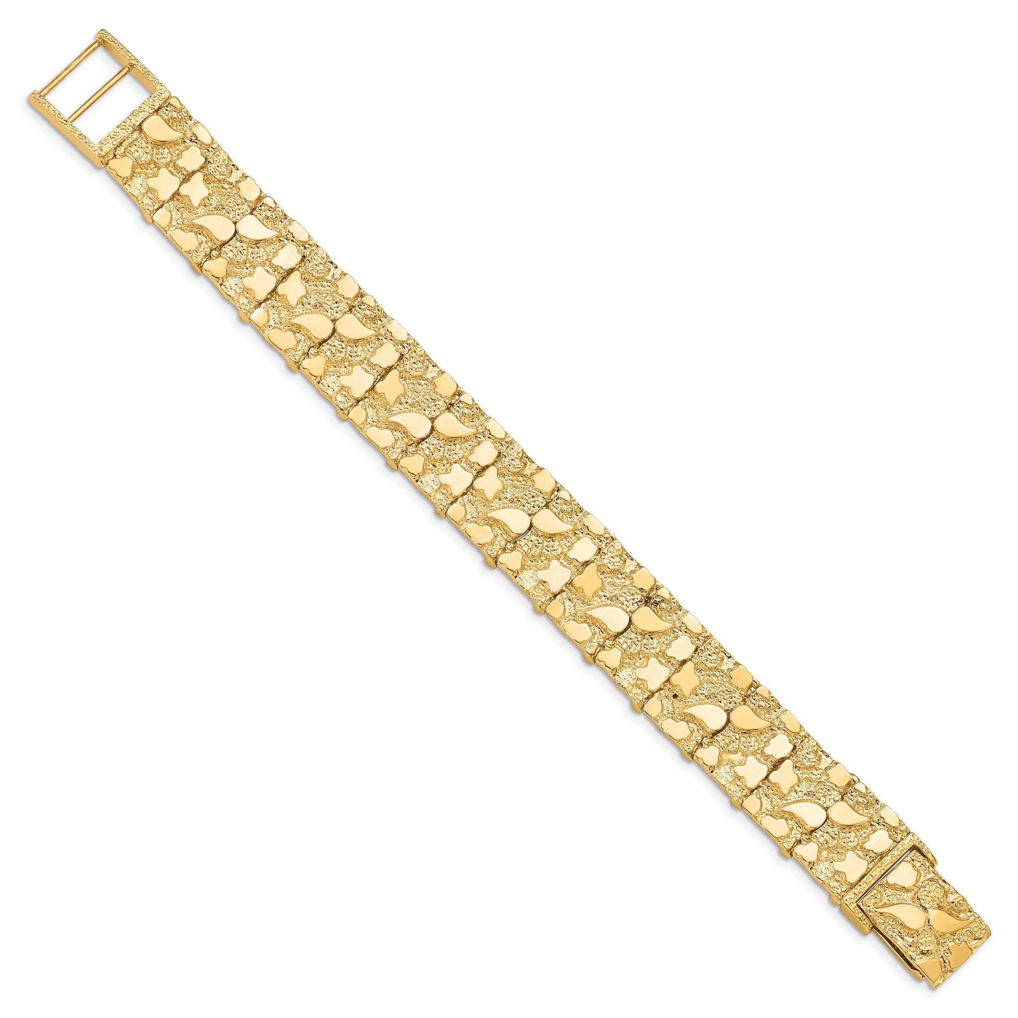 10k 15.0mm NUGGET Bracelet Secondary image