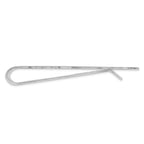 Rhodium-plated Kelly Waters Satin Finish Dollar Sign Money Clip