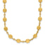 14K Polished Geometric Square with 2 in ext. Necklace