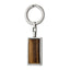 Chisel Stainless Steel Polished Tiger's Eye Key Ring