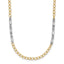 14K Two-Tone Polished Fancy Link Necklace
