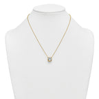 14k 4 carat Certified Lab Grown Diamond VS+ F+ Cushion Complete 18 inch Bezel Set Necklace