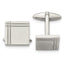 Polished Square Cufflinks in Stainless Steel