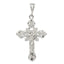 Sophia Jewelers Sterling Silver 925 INRI Crucifix Pendant Polished Finish