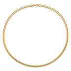 14K Polished Mesh Necklace