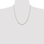 Snake Chain Necklace in Sterling Silver, 1.25mm